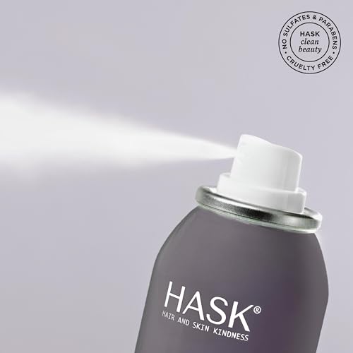 HASK Charcoal Purifying Dry Shampoo ? Absorbs Oil, Purifies & Detoxifies Hair, Extends Time Between Washes, No Sulfates or Parabens, Cruelty-Free ? 8.1oz