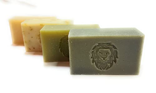 MAN & MANE Manestream Long Lasting, Mild Scented Aloe Vera Calendula Bar with Coconut, Olive, Palm and Essential Oils - Natural Handmade Soap