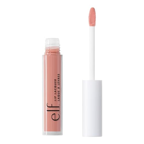 Lip Lacquer - Whisper Pink Ultra-Shine, Non-Sticky, Hydrating Lip Gloss