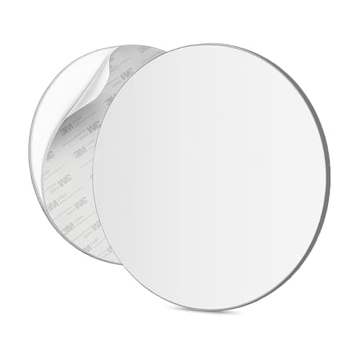 7" Round Shower Shaving Mirror | Acrylic | 3M Adhesive | Anti-Fog