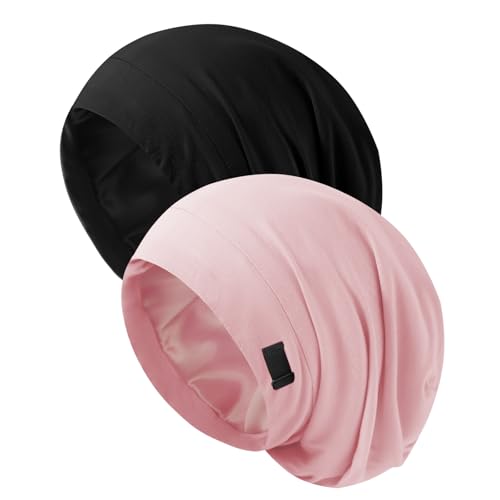 Silk Bonnet for Sleeping Women – Satin Lined Sleep Cap