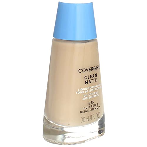 CoverGirl Clean Oil Control Liquid Makeup, Buff Beige 525