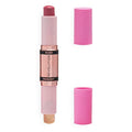 Revolution Beauty Blush & Highlight Stick Duo - Mauve Glow