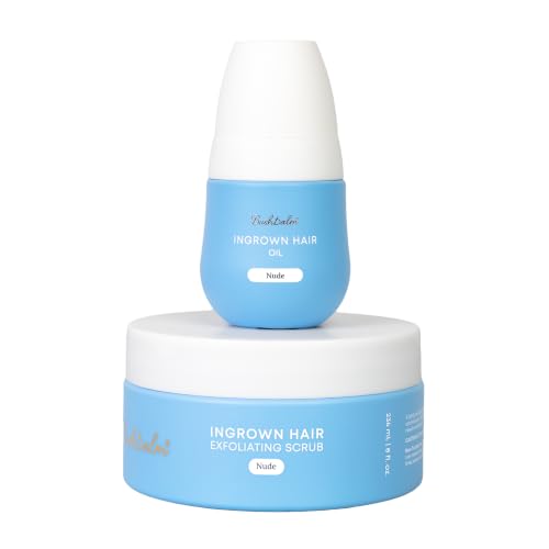 Bushbalm Ingrown Hair & Razor Bumps 2-Step Kit - Oil & Scrub