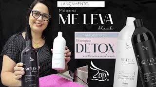 Zap Me Leva Black and Detox Kit 2L | Brazilian Keratin Treatment | Progressive Brush | Smoothing System | Frizzy Free | Volume Reducer | 100% Straight Hair