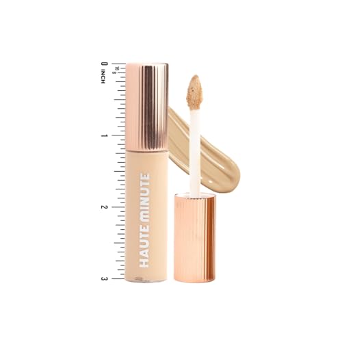 Mini Skin Caring Concealer, Cover Dark Circles Medium to Full Coverage - Hydrating & Long-Lasting Liquid Concealer, Vitamin E & C, Arnica, Hyaluronic Acid, Caffeine - Neutral Fair