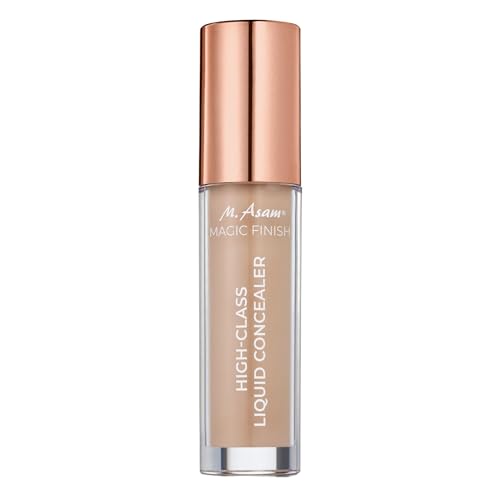 M. Asam MAGIC FINISH HIGHCLASS LIQUID CONCEALER Beige (0.13 fl oz) - 4-in-1 Concealer With Mimic-Lift complex & High Coverage For Dark Circles & Blemishes, Vegan Make Up With Illuminating Pigments