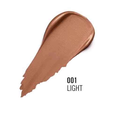 Rimmel Multi Tasker 3 in 1 Bronzing Stick, 001 Light, Sculpted and Bronzed Glow, All-Day Wear, Sheer and Dewy Finish, Infused with Vitamin C & E, Vegan Formula, Cruelty-Free