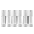 Airless Pump Bottles 30ml Travel Size, Pack of 6 Frosted