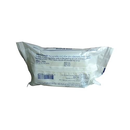 Dr. S. Wong's Sulfur Soap Scented with Moisturizers 100g Germicide Fungicide Parasiticide