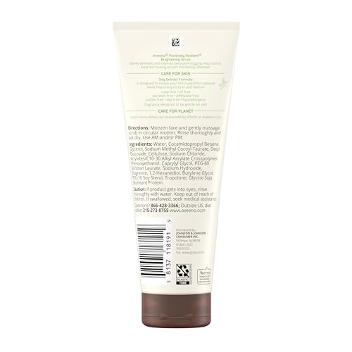 Aveeno Positively Radiant Brightening Daily Facial Scrub 7oz