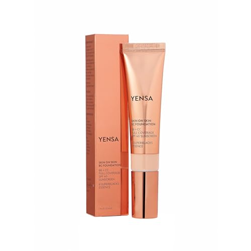 YENSA Full Coverage Foundation & BB/CC Cream with SPF 40 - Medium Warm