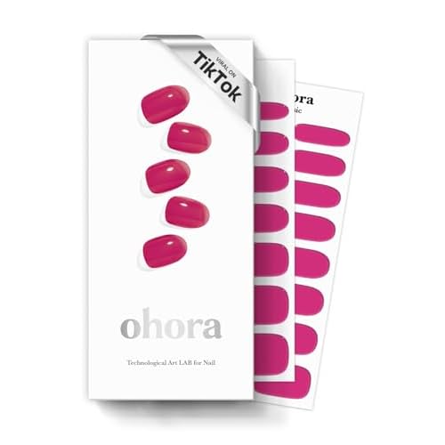 ohora Semi Cured Gel Nail Set of 2 (N Juliet & N Tint Reddish) - Professional Salon-Quality Nail Care