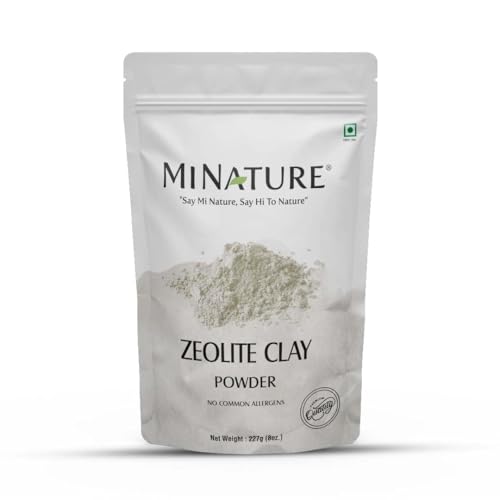 minature Zeolite Clay powder | 227g(8 oz) | Absorbs excess oil | Skincare face masks, scrubs, and body cleansers |Repair Damaged Hair | Vegan | 100% Natural