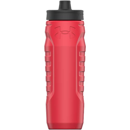 Under Armour Sideline Squeeze Water Bottle, Designed with Quick-Shot Lid, Quick & Easy Hydration, 32 oz