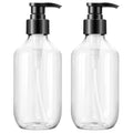 Teyssor 300ml Pump Bottle Dispenser 2 Pack | BPA-Free Refillable
