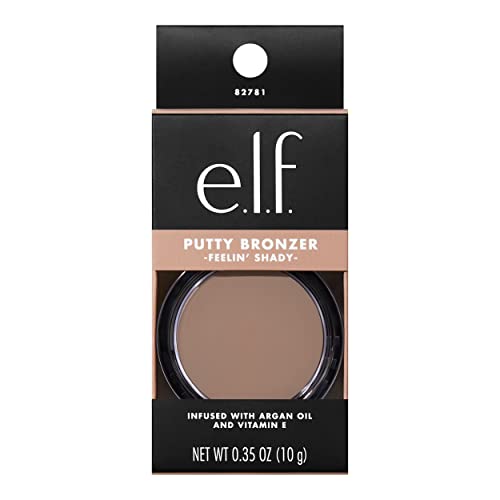 e.l.f. Putty Bronzer Cream-to-Powder, Feelin' Shady 0.35oz