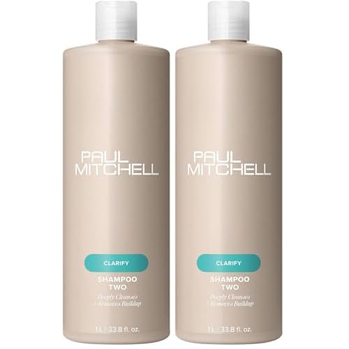 Paul Mitchell Shampoo Two, Clarifying Shampoo, Deep Cleanses + Removes Buildup, For All Hair Types, Especially Oily Hair