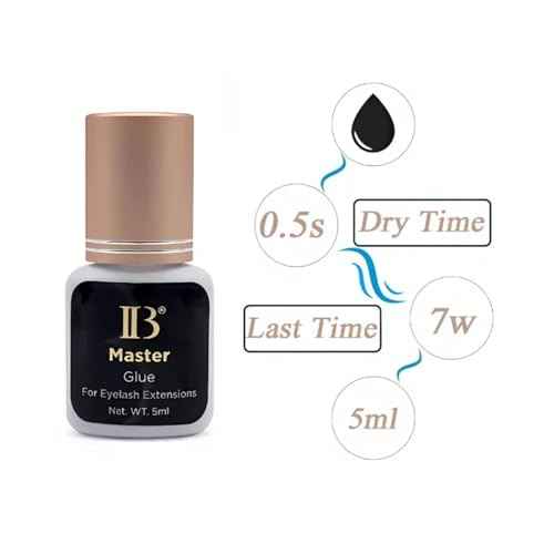 IB Beauty Glue New IB Lash Eyelash Extension Master Glue 0.5S Dry Long Last Korea Original Adhesive Supplies Strong Cola 5ml Professional Salon Use by Lava