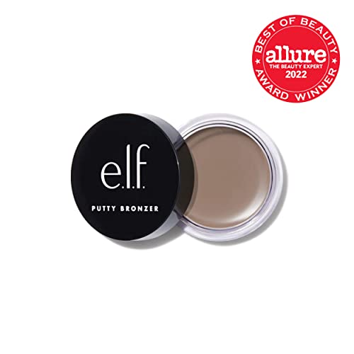 e.l.f. Putty Bronzer Cream-to-Powder, Feelin' Shady 0.35oz