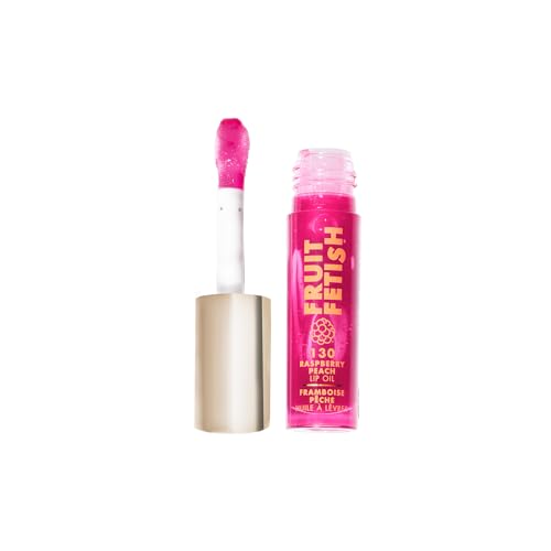 Milani Fruit Fetish Tinted Lip Oil - Raspberry Peach, 0.14 oz