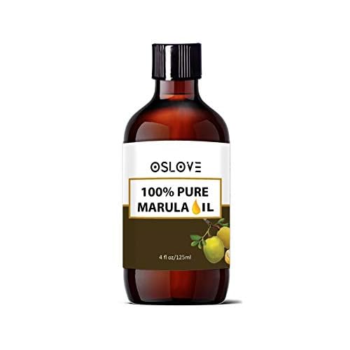 Oslove Organics 100% Pure Virgin Marula Oil 4oz Natural and Cold pressed | Use for skin and hair | Anti-aging and softening for skin