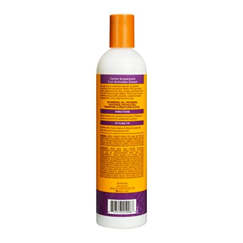 Cantu Shea Butter for Natural Hair Moisturizing Curl Activator Cream, 12 Ounce