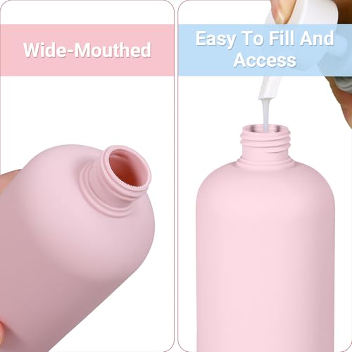 10oz Refillable Travel Shampoo Bottles - 3 Pack with Flip Cap