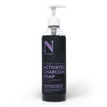 Dr. Natural Activated Charcoal Liquid Soap - Anti Acne and Blemishes - Deep Cleansing Body Wash - Gentle Body Soap for Clear Skin - Lavender - 16 oz