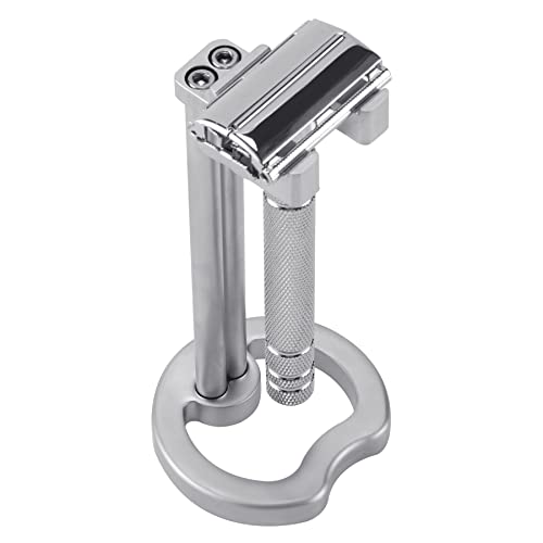 SANWA Deluxe Razor Holder Stainless Shaving Razor Stand,Dad Gifts,boyfriend Gifts,Husband Gifts for Him
