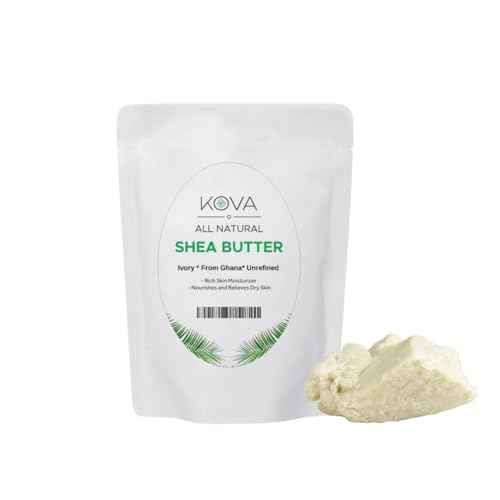 Raw Unrefined African Shea Butter - 100% Pure Natural, 1Lb- White/Ivory