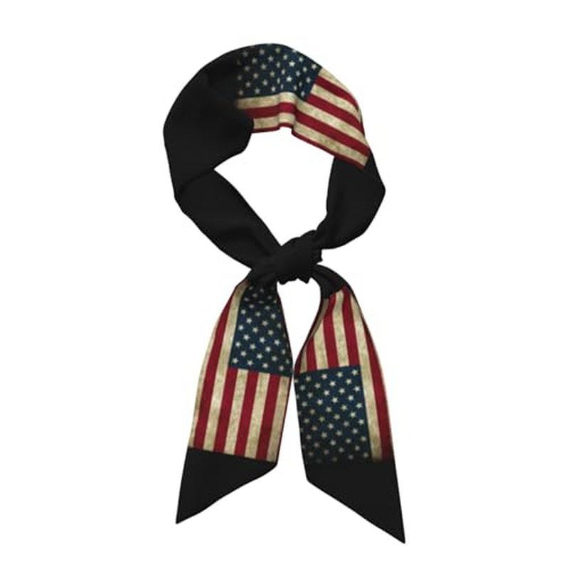 Flag Design Hair Scarf Multi-Wear Neck Band 119cm
