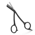 BEZOX Eyebrow Scissors with Comb – Stainless Steel Trimmer