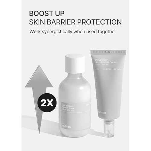 celimax Dual Barrier Trial Kit Travel Size, Gift Set | with Creamy Toner & Skin Wearable Cream, Travel Size, Mini-sized Gift Set, Ceramides, Peptide