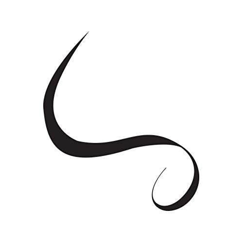 Rimmel London Scandaleyes Exaggerate Liquid Eyeliner, Intense Color, Long-Wearing, Waterproof, 001, Black, 0.08oz (Pack of 2)