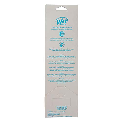 Wet Brush Detangling Comb - Purple Unisex Comb 1 Pc (Pack of 2)