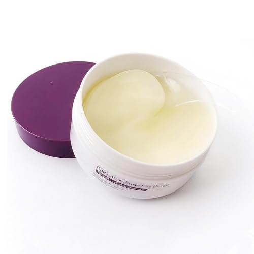 Calcium Volume Eye Patches, 30 Pairs Korean Hydrogel Under Masks,
