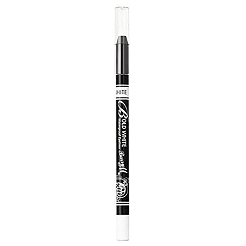 Barry M - Luxurious, Super Long Lasting Bold Waterproof White Eyeliner - Over 8 Hours Wear. No Smudges, Feathering, or Running. Vegan