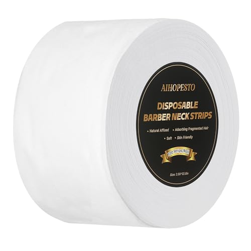 Disposable Haircut Neck Strips Pack of 100 - Salon & Barber Professional Hairdressing Accessories