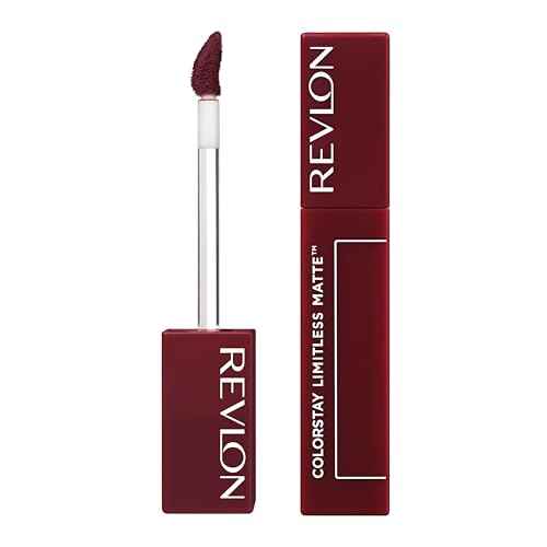Revlon ColorStay Limitless Matte Liquid Lipstick, Vegan Formula, No-Budge, Longwear Lip Color, Long Lasting, Lightweight/Comfortable, Waterproof, 015 Hype Girl, 0.17 fl oz