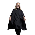 Cozy Cape ? Ultra-Soft Warm Sweatshirt Fabric Client Comfort Cape, Black, Unisex Adult