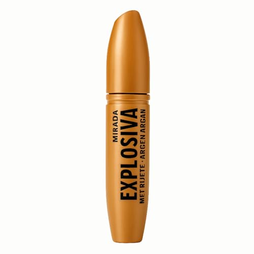 Im Natural Volumizing Black Mascara with Argan Oil - Explosive Look for Eyelashes, 0.46 oz, Mascara Makeup for Lush Lashes, Long-Lasting and Smudge-Proof