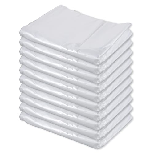 100 Pcs Disposable Hair Salon Cape 47x36" Clear Plastic