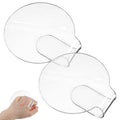 2-Pack Acrylic Makeup Mixing Palette Set for Easy Blending