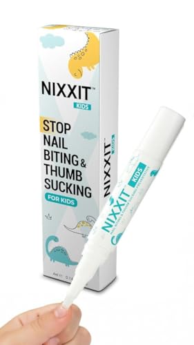 NIXXIT Nail Biting Prevention Pen for Kids - Safe & Effective