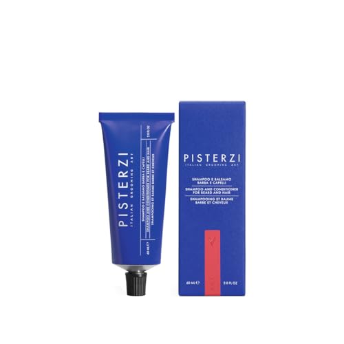 Beard & Hair Shampoo and Conditioner, 60 ml Aluminum Travel Tube (2.0 fl oz)