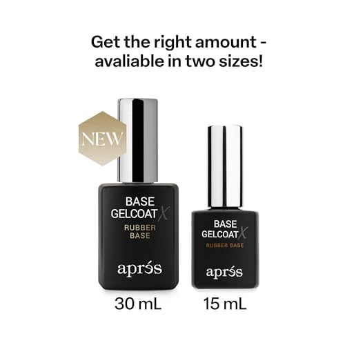 Aprés Base Gelcoat X 15ml - HEMA & TPO-Free Rubber Base Coat Gel Polish