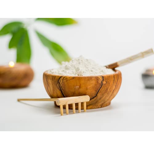 HalalEveryDay White Kaolin Clay Powder 2 lb Cosmetic Grade 100% Natural DIY Facial & Body Mask Gentle Cleanser & Exfoliant for All Skin Types Great for Soap Making & Bath Bombs (Pack of 2)