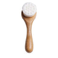 Alana Mitchell Bamboo Facial Cleansing Brush ? Ultra Soft Face Scrubber ? Deep Cleansing & Exfoliating Face Brush ? Manual Scrub Facial Brush - Powerful Facial Skin Care Products for Youthful Skin