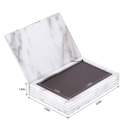 Allwon 4-Layer Magnetic Makeup Palette White Marble